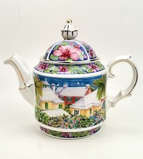 Vintage Sadler Bermuda Island Tea Pot Made In England Very Good Condition 6”
