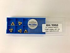 RDGTOOLS TCMT 11 CARBIDE TIPS / INSERTS / TURNING TOOLS PROFILE TIPS x5