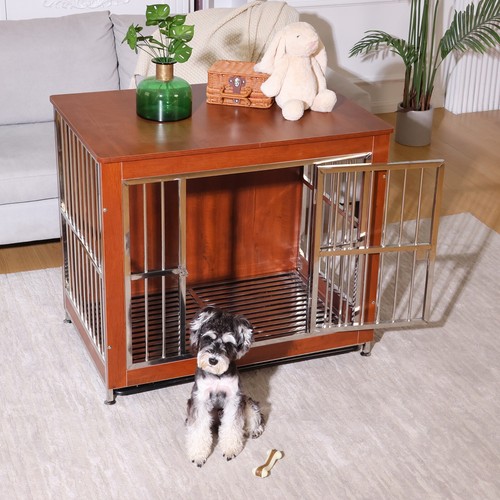 Slight defect38 wooden dog - defect38",