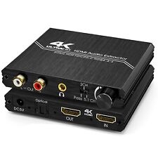 HDMI 2.0 Audio Extractor - Tendak HDMI Audio Splitter 4K HDMI to Optical Spdif 