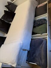 DAY BED: CONVERTS SINGLE TO DOUBLE BED, HUGE STORAGE DRAWERS & SOFA- ALL IN ONE!