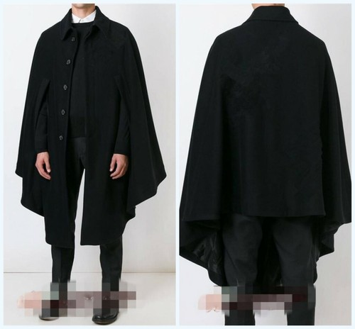 Men woolen jacket cape cloak - men's,