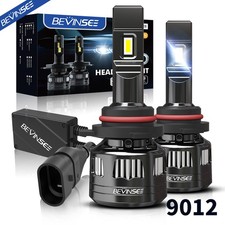 2x 9012 HIR2 LED Headlight