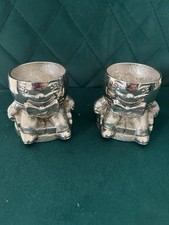 Pair vintage silver - a, of