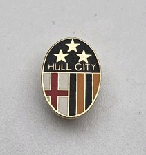 RARE HULL CITY SMALL OVAL VINTAGE PIN BADGE