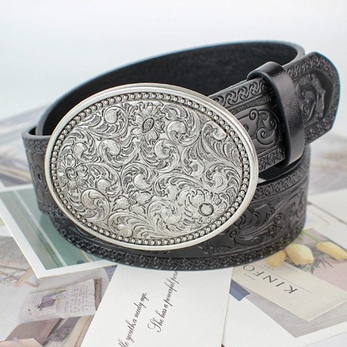 Vintage buckle belt - buckle, wide