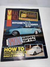 Volks World Magazine Spring No 2 Vintage Collectable Rare Collectable VW Camper