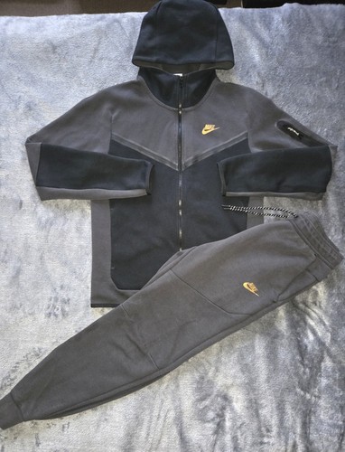 Grey gold nike tech - grey/gold,