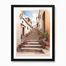 Stairway To Heaven 1 Art Print Framed Wall Art Poster Canvas Print Picture