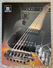 ORIGINAL Vintage- Music Man 1978 4 pg Catalogue-Sabre Guitar & New Amps-Mint!