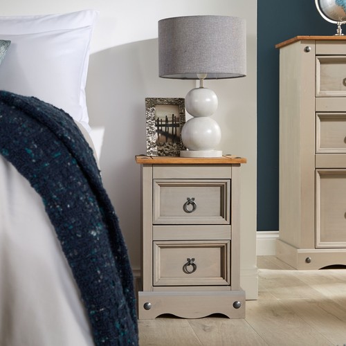 Grey corona pine - pine, bedroom