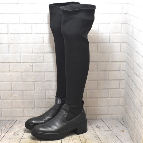 Womens zara black pull mid - zara,