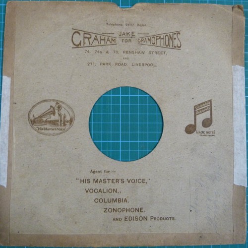 78rpm gramophone record - 10",