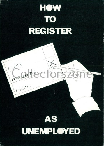 1980 political postcard - 1980's,