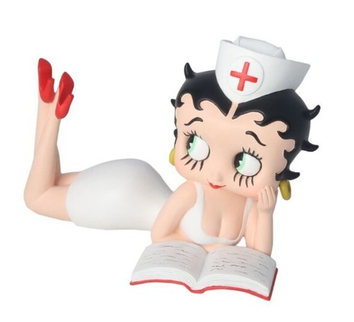Betty boop nurse lying down - nurse,,