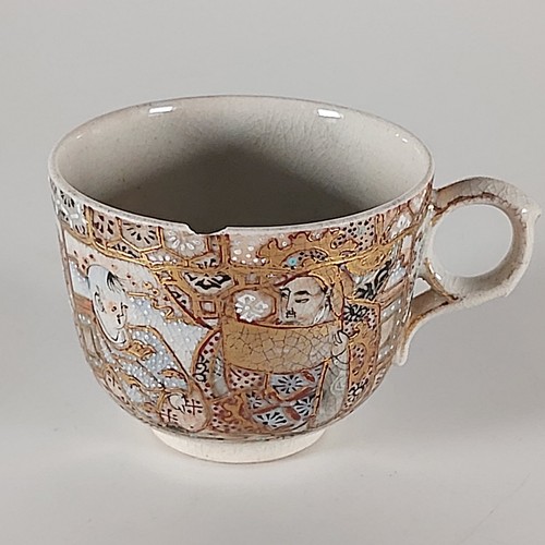 Japanese satsuma cup - cup, (a/f)