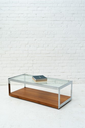 Teak and chrome - teak,