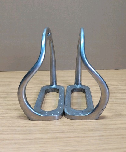 Bent leg safety stirrup irons - bent,