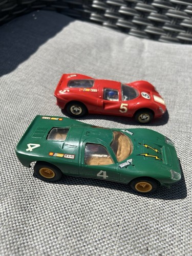 Vintage scalextric cars - cars, x