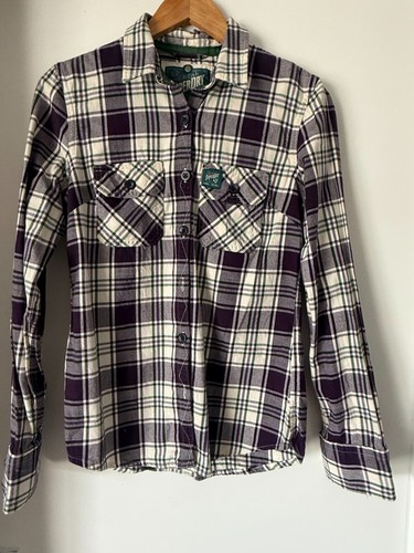 Superdry flannel shirt size - -,