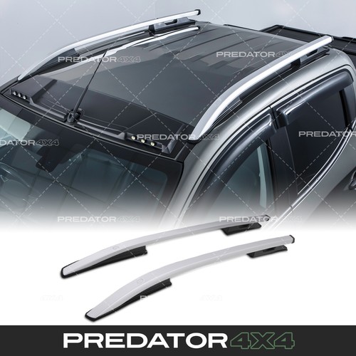 Silver aluminium roof rails - silver,