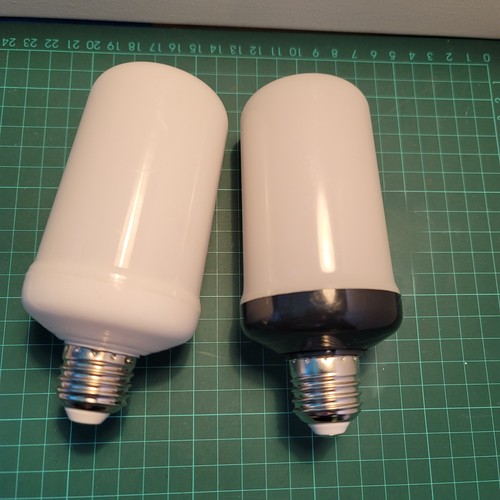 Flame effect led screw - screw, in
