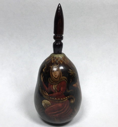 Vintage russian wood egg - russian,