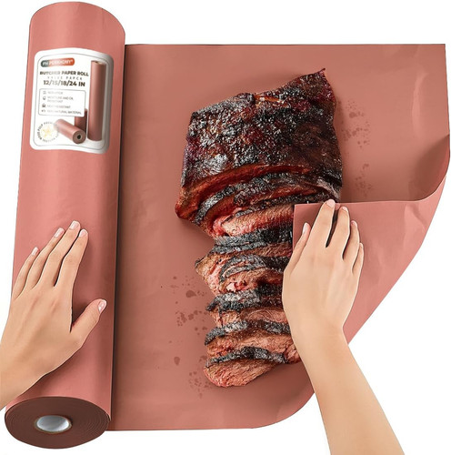 Pink butcher paper roll - pink,