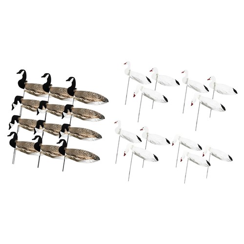 12x geese silhouette decoys - silhouette,