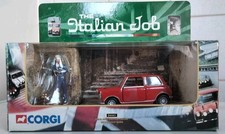 CORGI ITALIAN JOB RED MINI MODEL CAR WITH FIGURE 1/36 SCALE 2000 NO. 04441