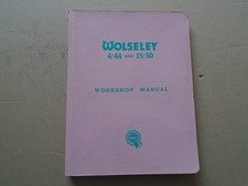 WOLSELEY 4/44 AND 15/50