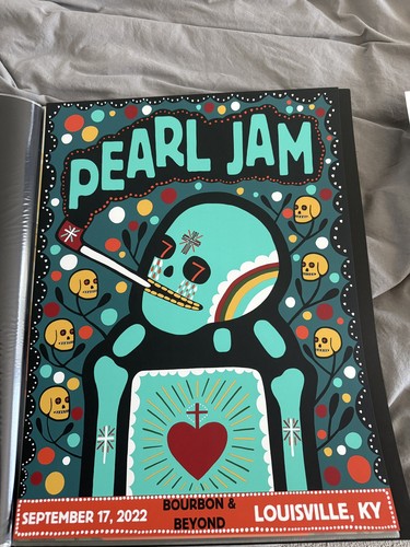 Pearl jam poster bourbon - pearl,