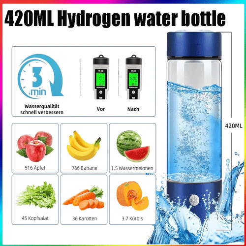 420ml hydrogen rich generator - 420ml, hydrogen-rich