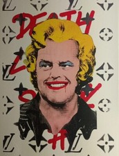 Rare print JACK MONROE NICHOLSON numbered Dismaland, Death NYC DFACE BANKSY