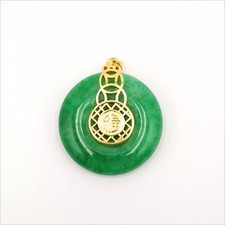 CZ Nature Jade Fu Green Round