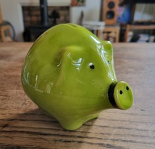 Vintage Baldelli Italy Pig Piggy Bank Money Box - Mid Century Pottery- No 812