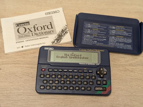 Seiko er6000 concise - seiko, oxford