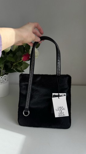 Leather studded bag ludovic - bag, de
