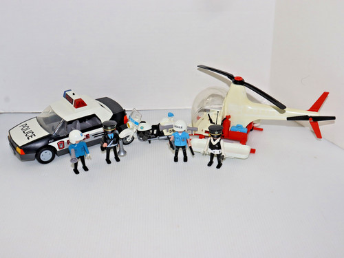 Playmobil police helicopter - playmobil,