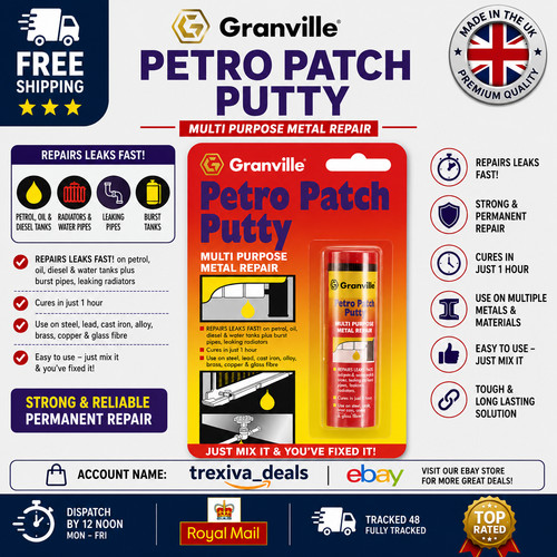 Petro patch putty - putty, fuel