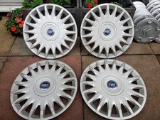 Set of Genuine Fiat Stilo 15" Wheel Trims Hub Caps x4