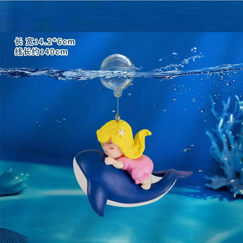 Cartoon mini diver mermaid - diver,