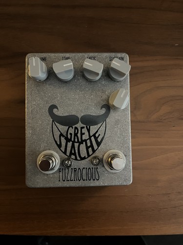 Fuzzrocious grey stache dual - stache,