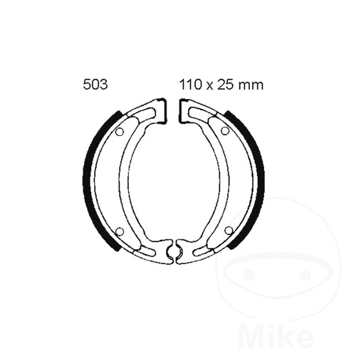 Ebc brake shoes inc springs - inc,