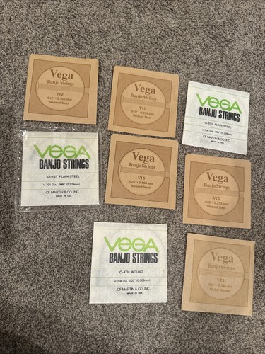 Vintage vega banjo strings - vintage,