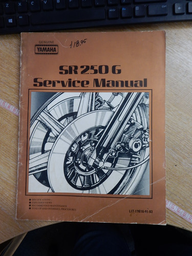 Yamaha sr250g service - yamaha,