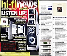 HI-FI NEWS AWARDS TECHNICS T+A CYRUS INSPIRE ORTOFON  LEEMA ISOTEK WILSON £3.99