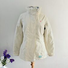 Joules UK 8 Dakota 3-in-1 Waterproof Jacket with Inner Quilt Gilets Cream Blue