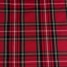 100% Cotton Material Tartan