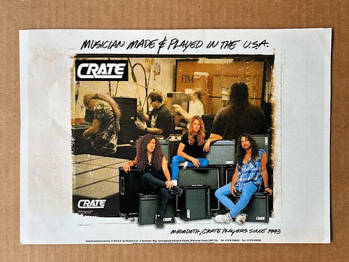 Megadeth crate memorabilia - megadeth,